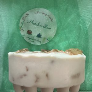 Marshmallow Soap Scrubby with Tarpon Springs Sponge