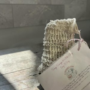 Soap Scraps & Bits in an Exfoliating Bag