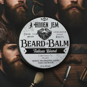 Tallow Beard Balm- Sherlock's Study